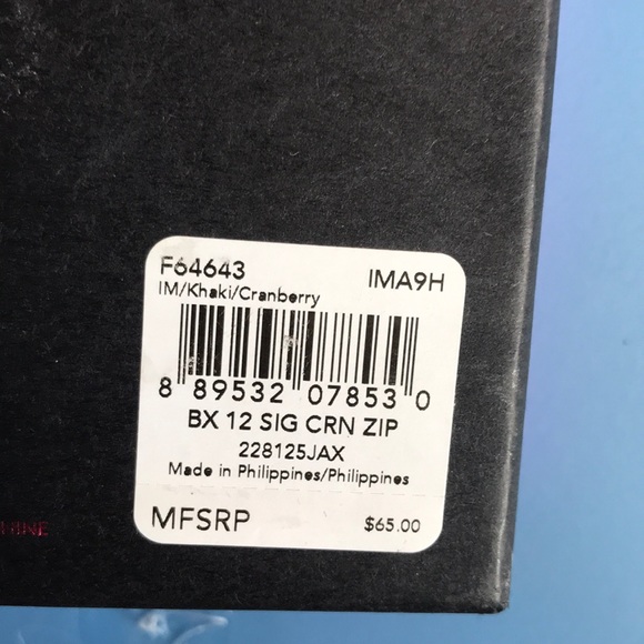 Coach wristlet magenta and khaki brown - Picture 4 of 4